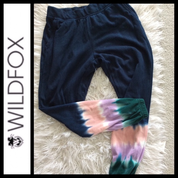 NWT Wildfox Tie Dye Joggers - Picture 3 of 9
